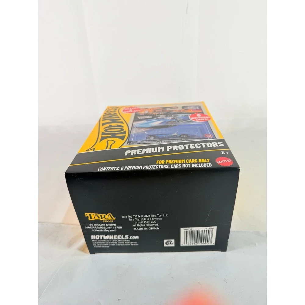 Hot Wheels Legends Tour Premium Protectors 6 Individual Display Cases Mattel NIB